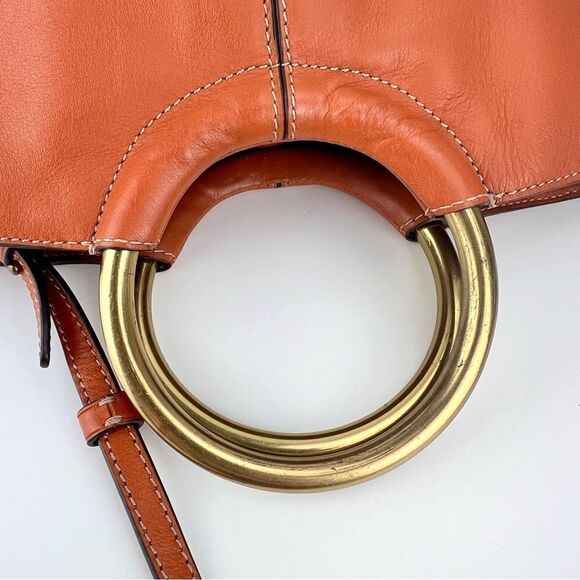 J.Crew Bracelet Bucket Bag Italian Leather - Picture 7 of 12